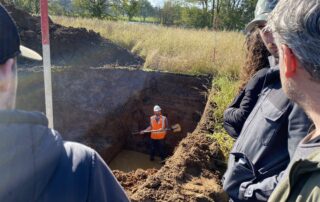 Uitleg door projectleider en archeoloog Reinier